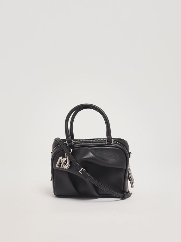 3. The Micro Bauletto Leather Mini Bag with Draped Detail Black Marc Jacobs 2s6hcr070s01