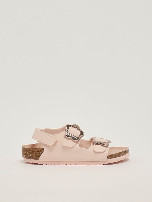 1. Mädchensandale Milano HL aus Birko-Flor Eco Rosa Birkenstock 1031667