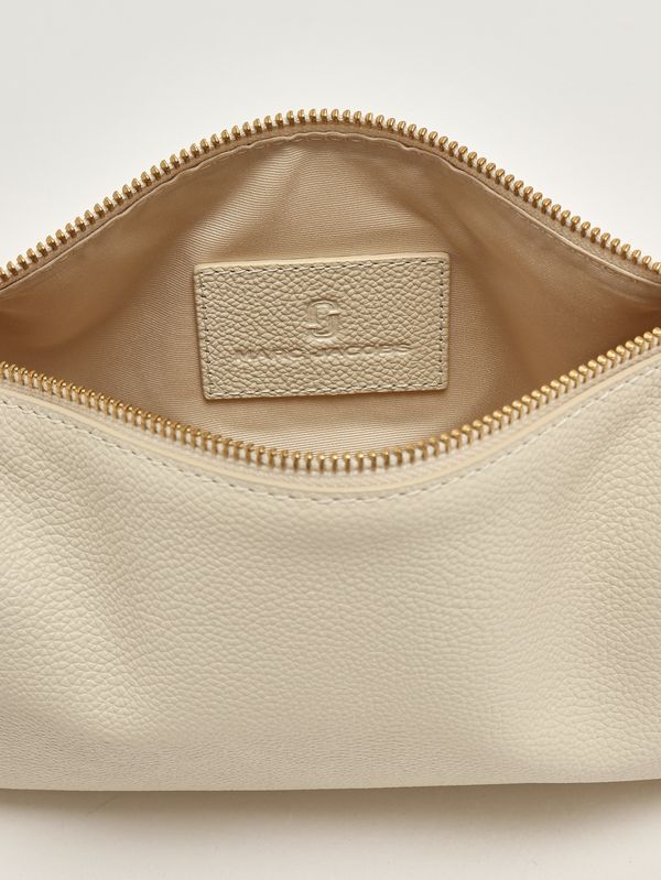 4. Women's The Snapshot Shoulder leather bag Cloud White Marc Jacobs 2s6hsh024h01