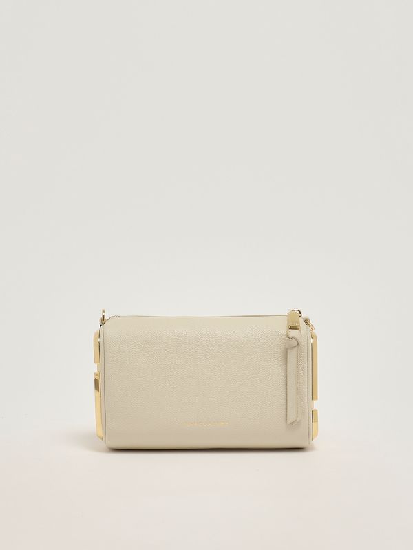 Women's The Snapshot Shoulder leather bag Cloud White Marc Jacobs