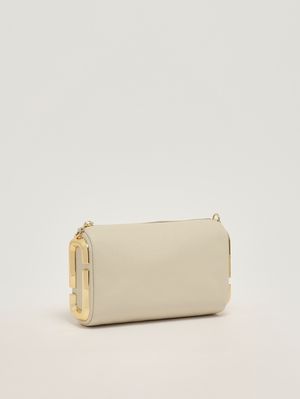 2. Women's The Snapshot Shoulder leather bag Cloud White
