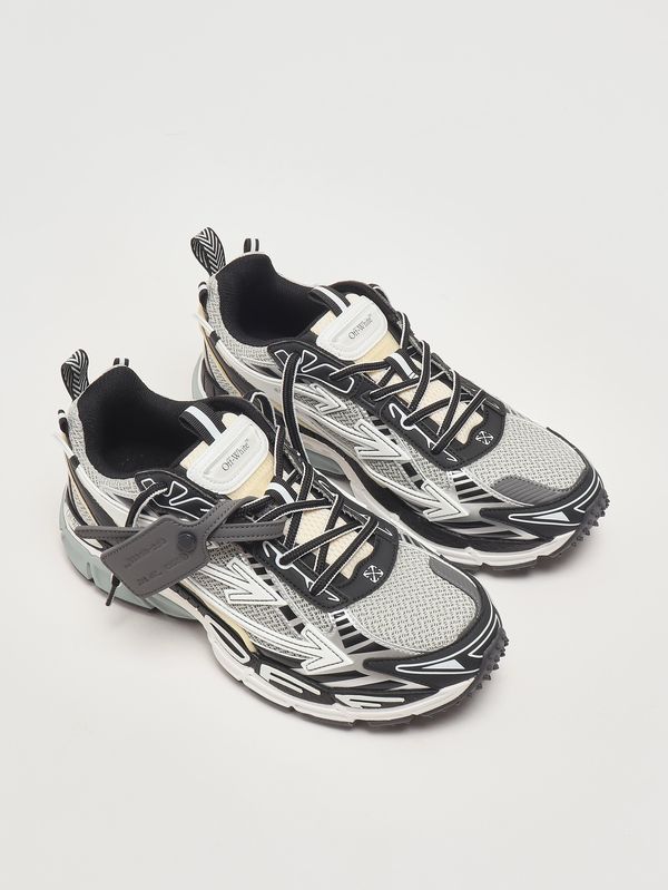 2. Herren-Sneaker „Be Right Back“ mit profilierter Sohle Grau-Schwarz Off-White omia295c99fab001