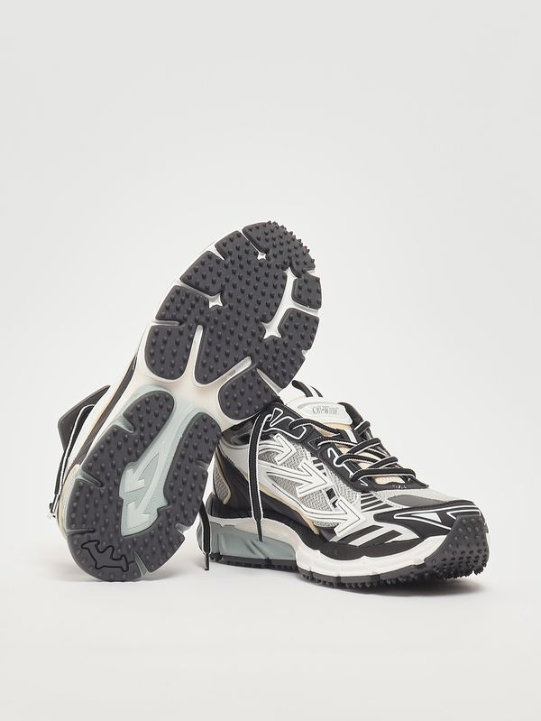 4. Herren-Sneaker „Be Right Back“ mit profilierter Sohle Grau-Schwarz Off-White omia295c99fab001
