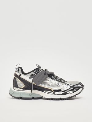 1. Herren-Sneaker „Be Right Back“ mit profilierter Sohle Grau-Schwarz