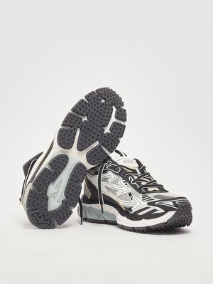4. Herren-Sneaker „Be Right Back“ mit profilierter Sohle Grau-Schwarz