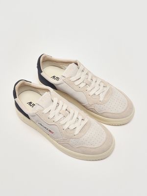 2. Men's Medalist Low suede sneakers Tricolor-Suede Blue