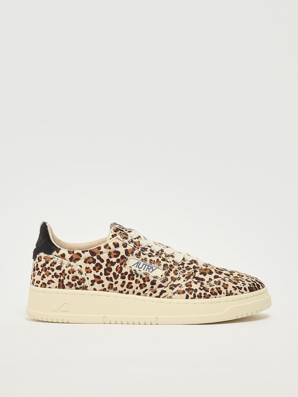 1. Medalist Low Damen-Sneaker aus Leder Leopard-Black Autry aulwja04