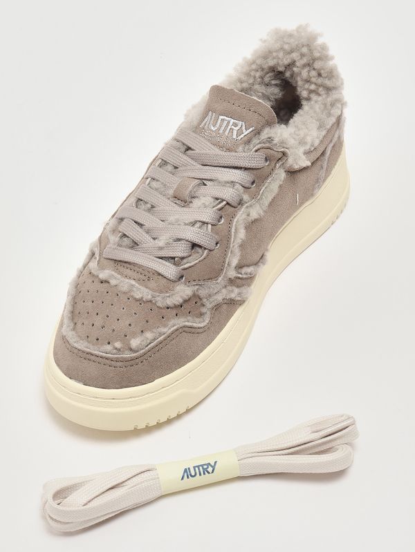 5. Medalist Low Damen-Sneaker aus Leder Taupe Autry aulwgx02