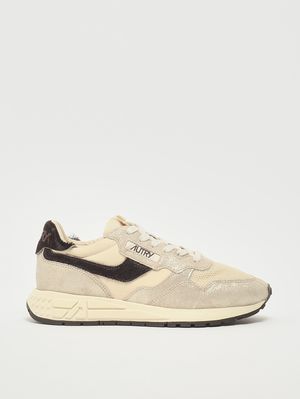 1. Reelwind Low Damen-Sneaker aus Nylon und Wildleder Platinum-Rutabaga-Brown