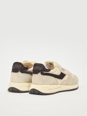 3. Reelwind Low Damen-Sneaker aus Nylon und Wildleder Platinum-Rutabaga-Brown