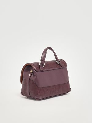 2. Postina Cestaia Baby bag in woven leather Red Chianti