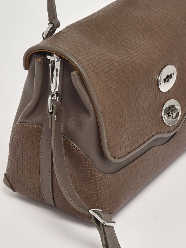 5. Damenhandtasche Postina Cestaia S aus geflochtenem Leder Grey Ostia Antica Zanellato 0709602330000 s