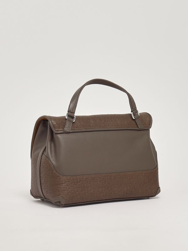 2. Damenhandtasche Postina Cestaia S aus geflochtenem Leder Grey Ostia Antica Zanellato 0709602330000 s