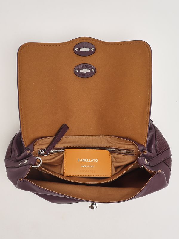 4. Damenhandtasche Postina Cestaia S aus geflochtenem Leder Red Chianti Zanellato 0709602330000 s