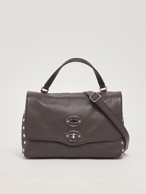 3. Borsa donna Postina Saeta S in pelle Brown Marengo