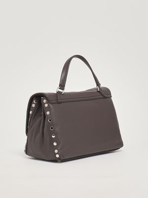 2. Borsa donna Postina Saeta S in pelle Brown Marengo