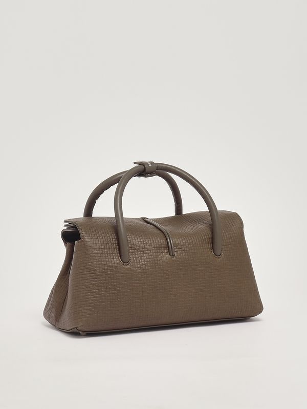 2. Damenhandtasche Dotta Cestaia S aus geflochtenem Leder Grey Ostia Antica Zanellato 0687502330000 s