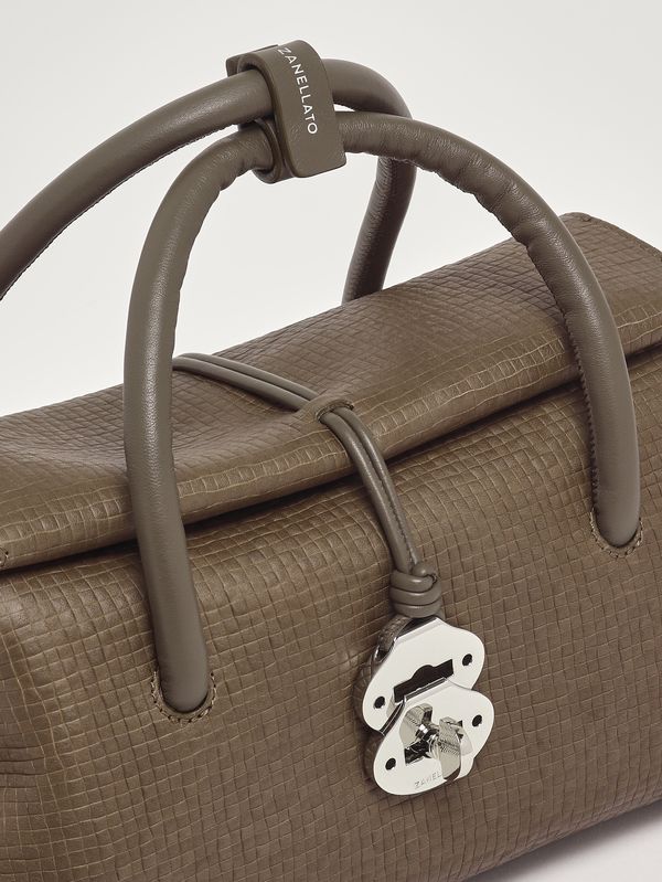 5. Damenhandtasche Dotta Cestaia S aus geflochtenem Leder Grey Ostia Antica Zanellato 0687502330000 s