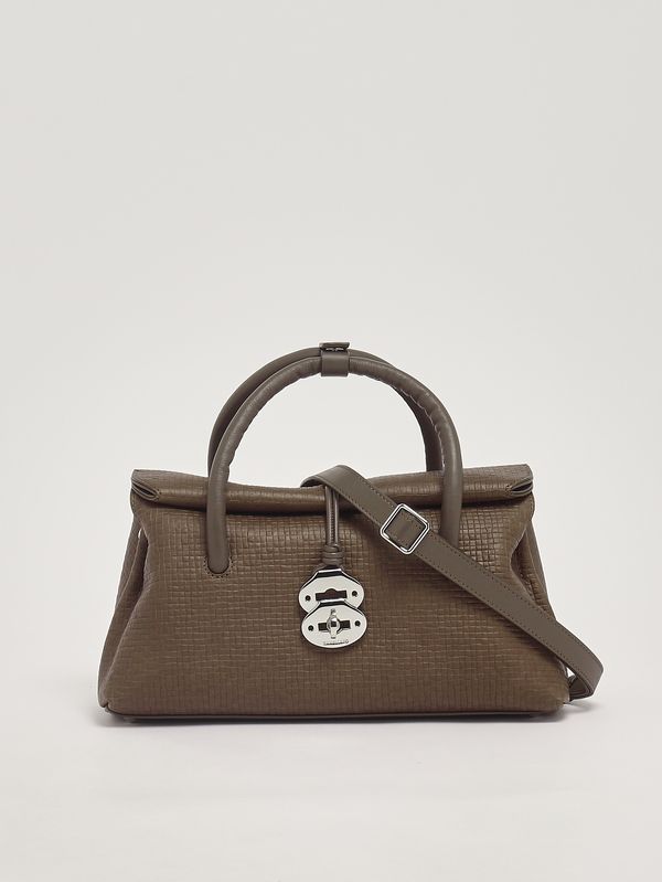 3. Damenhandtasche Dotta Cestaia S aus geflochtenem Leder Grey Ostia Antica Zanellato 0687502330000 s
