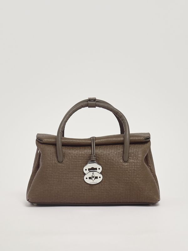 1. Damenhandtasche Dotta Cestaia S aus geflochtenem Leder Grey Ostia Antica Zanellato 0687502330000 s