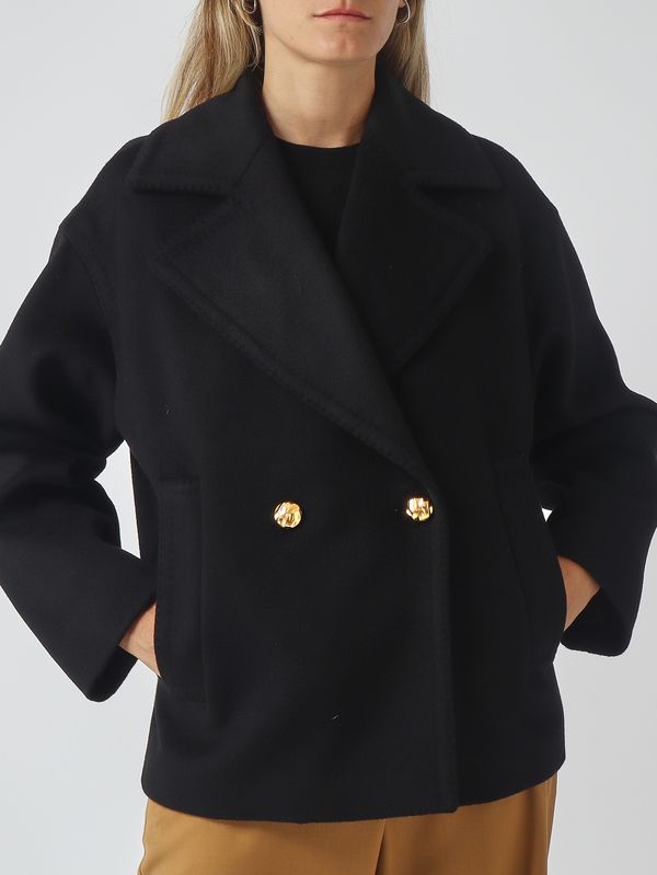 Max Mara Studio Snob women's virgin wool jacket - Black