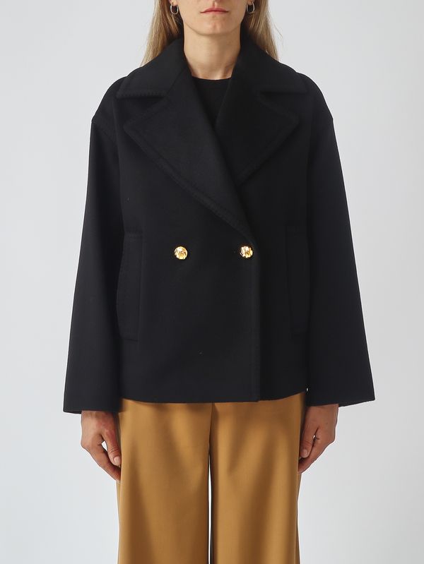 Max Mara Studio Snob women's virgin wool jacket - Black