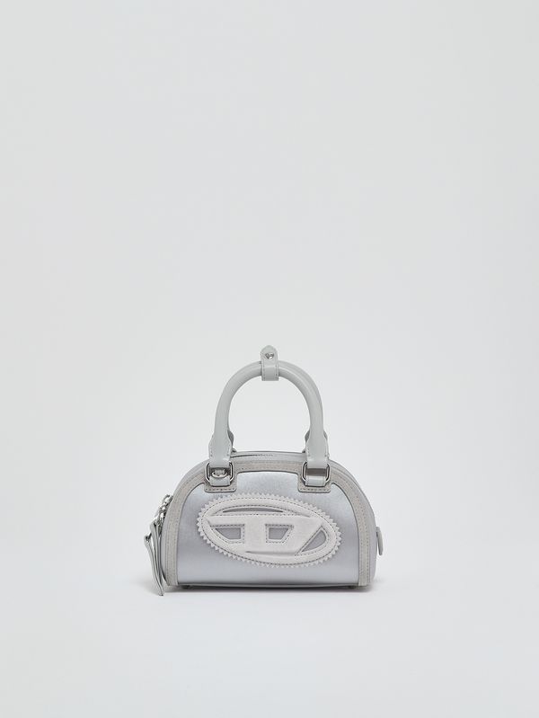 Diesel Women's logo satchel with removable shoulder strap - Pearl