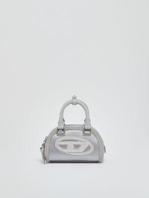 Diesel Women's logo satchel with removable shoulder strap - Pearl