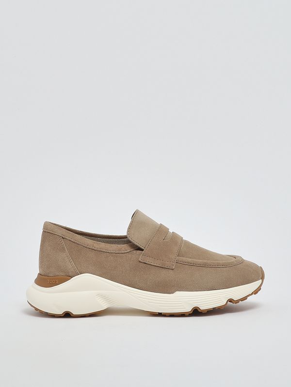 Tod's Women's leather loafer 22 - Mochaccino | Caposerio.com