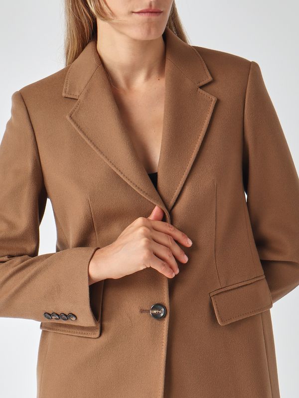 Max Mara Studio Volpino women's virgin wool jacket - Camel