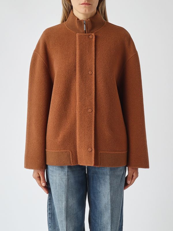 MM Max Mara Mmlfenice women's jersey jacket - Rust | Caposerio.com