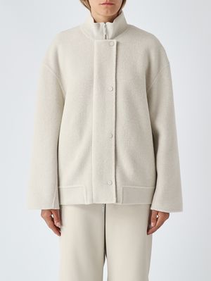 MM Max Mara Mmlfenice women's jersey jacket - Milk | Caposerio.com